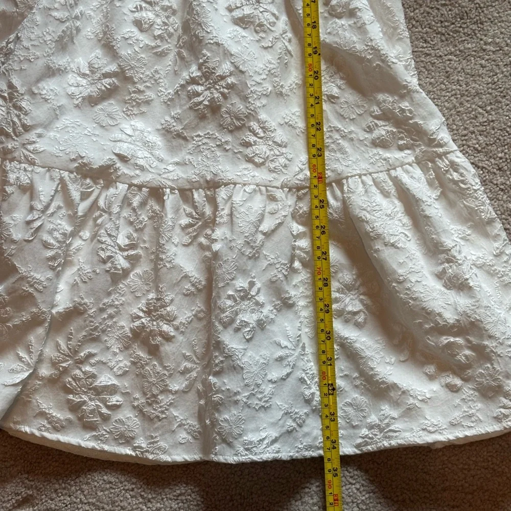 Entro White 3/4 Sleeve Dress - Picture 9 of 10